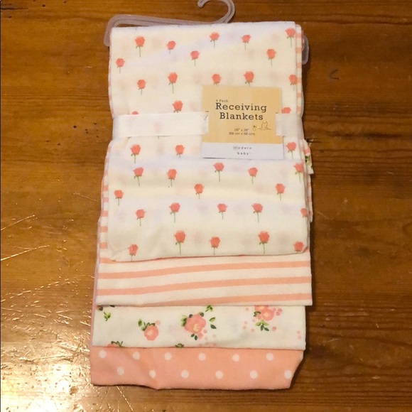 modern baby receiving blankets 4 pack